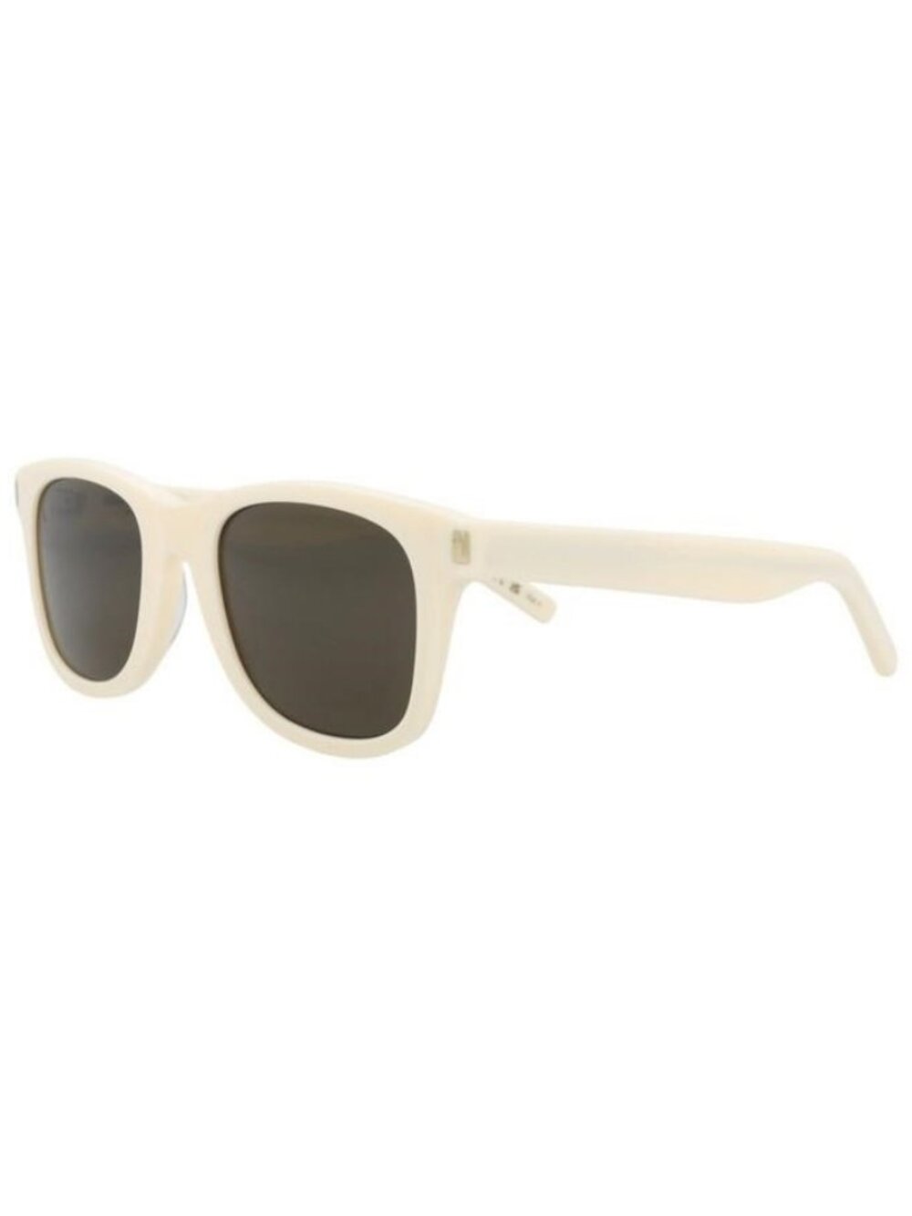 New Saint Laurent Unisex Square/Rectangle Ivory Ivory Grey Fashion Designer Sung